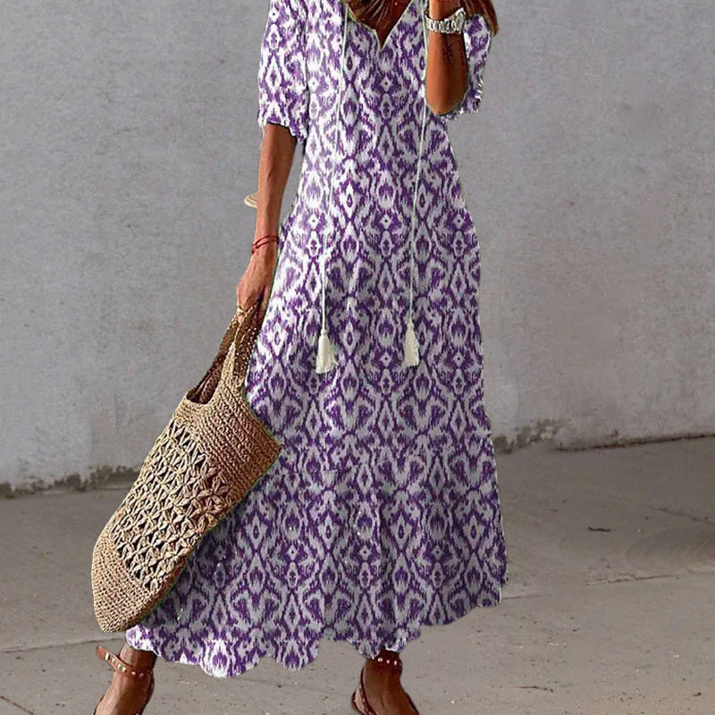 Sophia - Boho Vintage Summer Dress