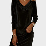 Freya - Loose Velvet Dress