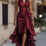Amelya - Evening Wrap Maxi Dress