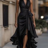 Amelya - Evening Wrap Maxi Dress