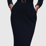 Claribel - Refined Midi Dress