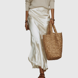 Betsy – Satin Midi Dress with Matching Jumper Set