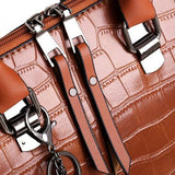 Evelyn - Everyday Elegance 4-Piece Leather Bag Set