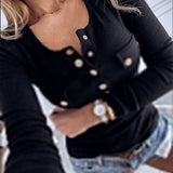 GERMAIN™ – Casual Long-Sleeve Button Shirt Top