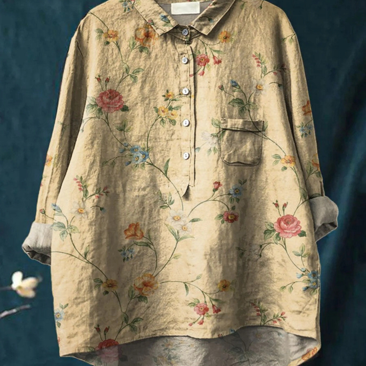 Poppy | Modern Linen Shirt