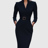 Claribel - Refined Midi Dress