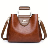 Isabella - Chic Leather Bucket Bag