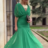 Sienna - Elegant Green Dress