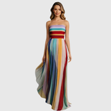 Aurora – Strapless Maxi Dress Flowing