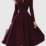 Avelina - V-Neck Midi Dress