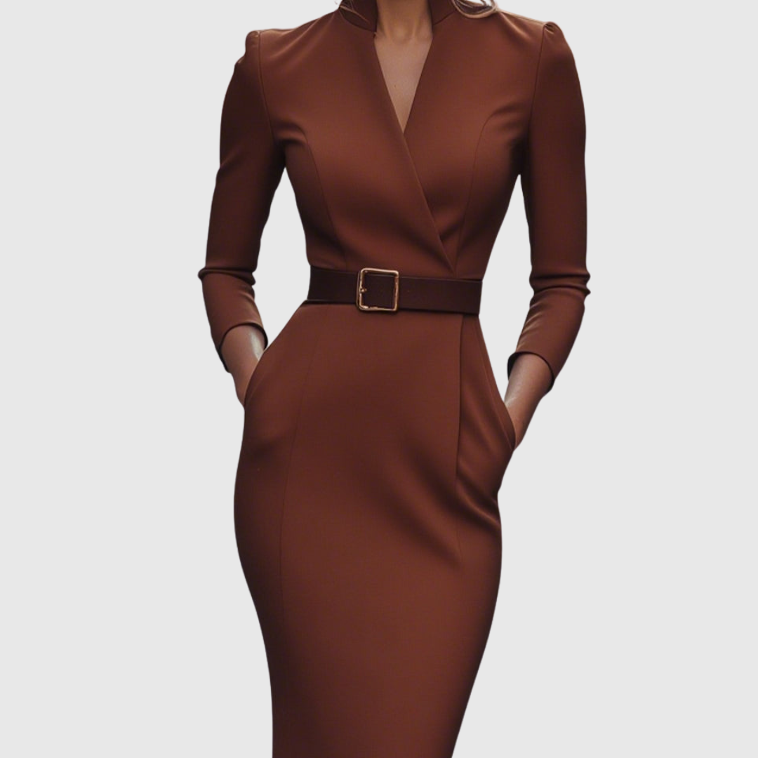 Claribel - Refined Midi Dress