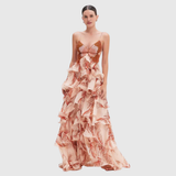 Amelia – Ruffle Boho Maxi Dress