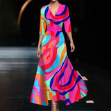 Zoe - Elegant Floral Wedding Guest Maxi Dress
