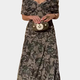 Madison - Elegant Botanical Dress
