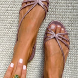 Ginevra | Golden Sandals Summer Elegance