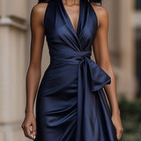 Amelya - Evening Wrap Maxi Dress