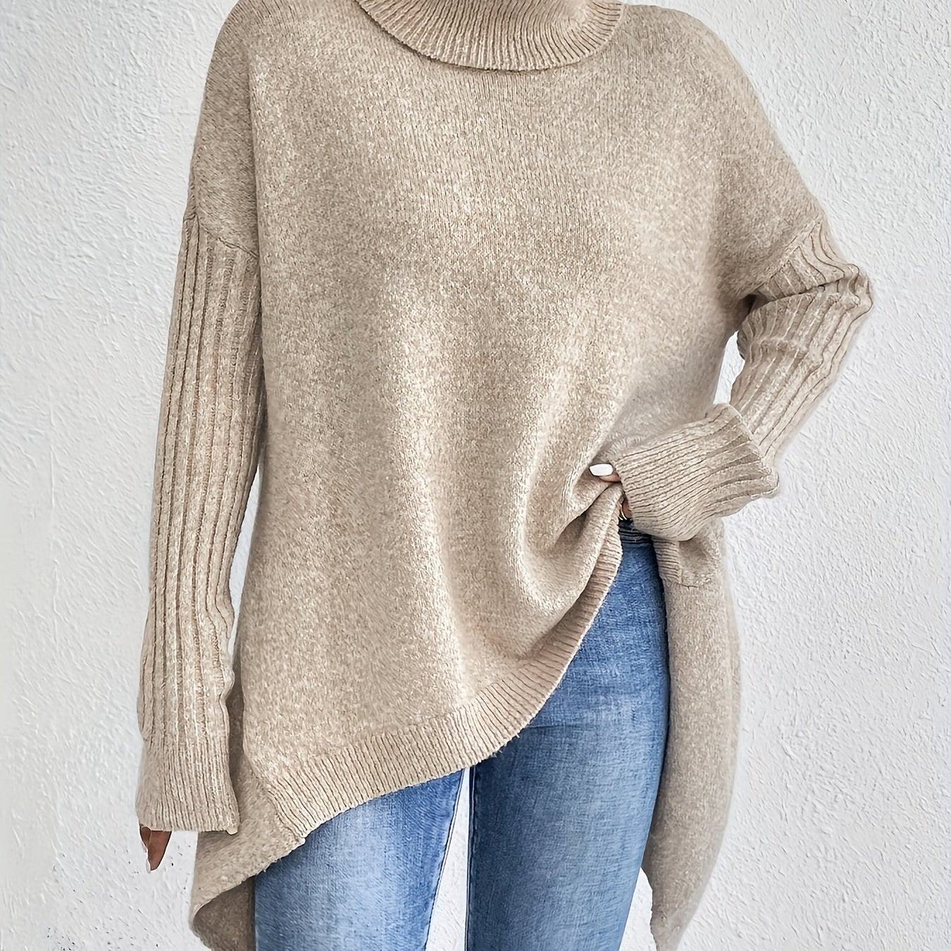 Isla - Oversized Turtleneck Sweater