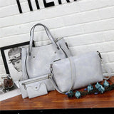 Riley - Vintage Soft 4-Piece Leather Bag Set