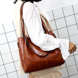 Riley - Vintage Soft 4-Piece Leather Bag Set