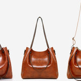 Riley - Vintage Soft 4-Piece Leather Bag Set