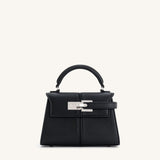 Elise Top Handle Bag - Black