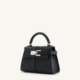 Elise Top Handle Bag - Black