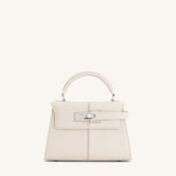 Elise Top Handle Bag - White