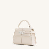 Elise Top Handle Bag - White