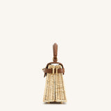 Elise Weaving  Handbag - Brown Rattan