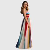 Aurora – Strapless Maxi Dress Flowing