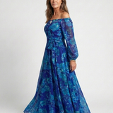 Aspen - Off Shoulder Floral Maxi Dress
