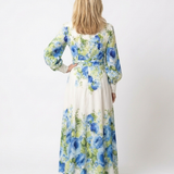 Harper - Long Sleeve Floral Button Front Maxi Dress