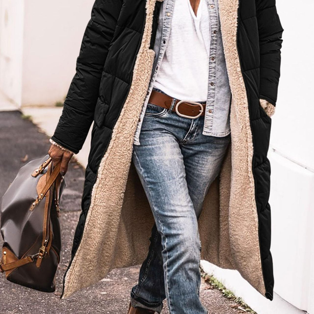 Amelia | Elegant Reversible Coat for Women