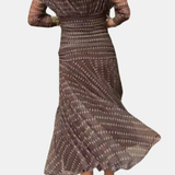 Sienna - Geometric Flow Dress