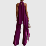 Violet – Elegant Halter Two-Piece Set
