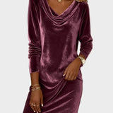 Freya - Loose Velvet Dress