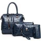 Evelyn - Everyday Elegance 4-Piece Leather Bag Set