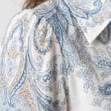 Sierra - High Neck Printed Long Sleeve Maxi Dress