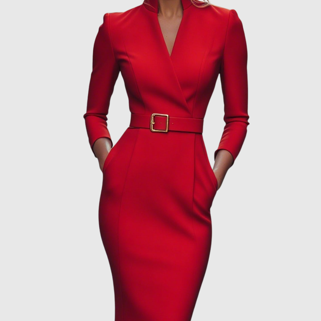 Claribel - Refined Midi Dress