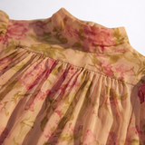 Rosalie – Floral Chiffon Maxi Dress