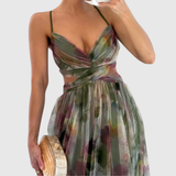 Alexa - Enchanting Floral Print Maxi Dress