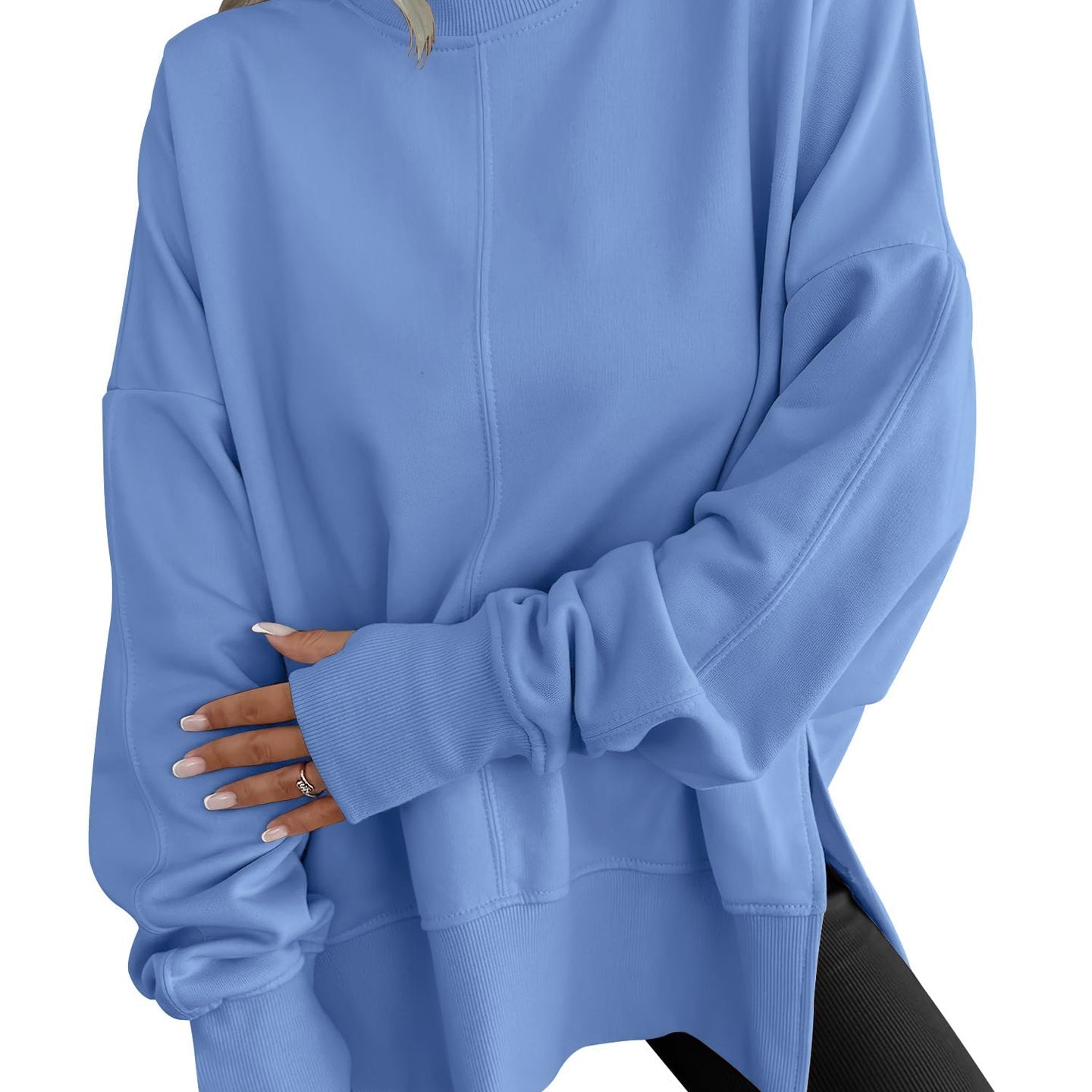 GWEN™ - Comfy Oversized Long Sleeve Sweatshirt