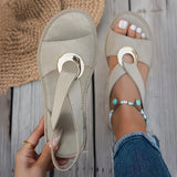 Emilia - Casual Buckle Flat Sandals