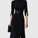 Blythewyn | Classic Black Midi Dress