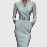Claribel - Refined Midi Dress