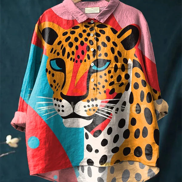 QUINN™ - Leopard Art Shirt