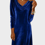 Freya - Loose Velvet Dress