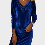 Freya - Loose Velvet Dress