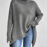 Isla - Oversized Turtleneck Sweater