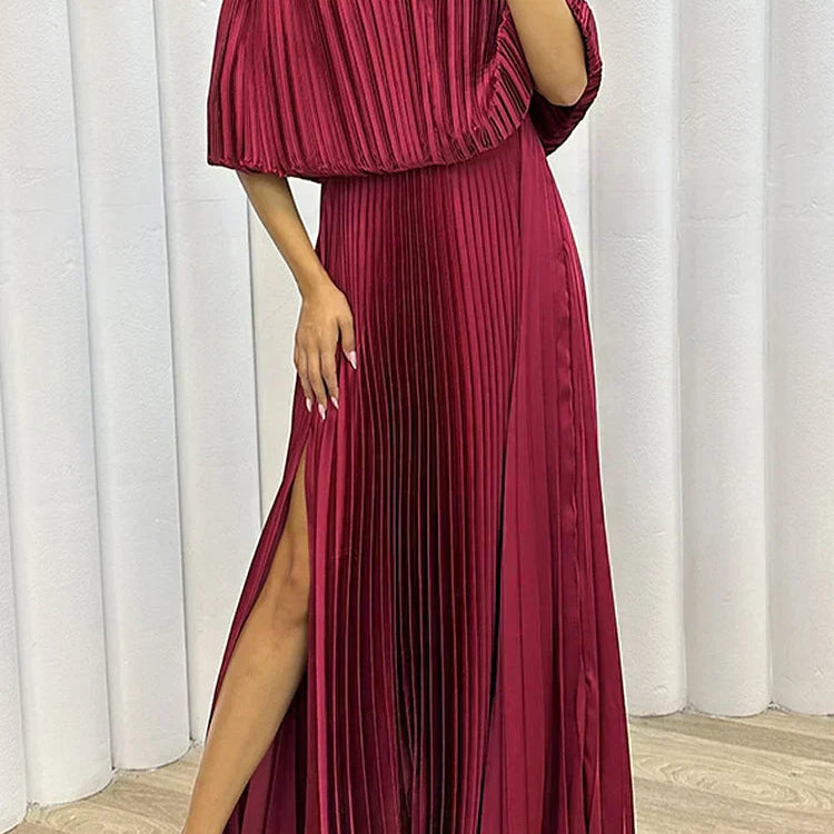 Arabella | Elegant Pleated Maxi Dress